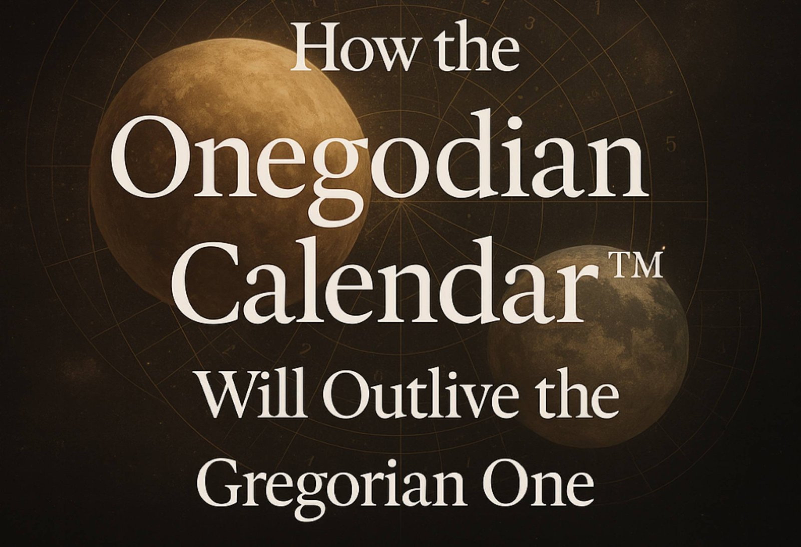 Introducing The Onegodian 13 Month Calendar™